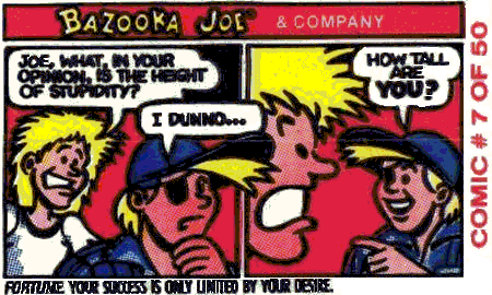 Bazooka Joe comic